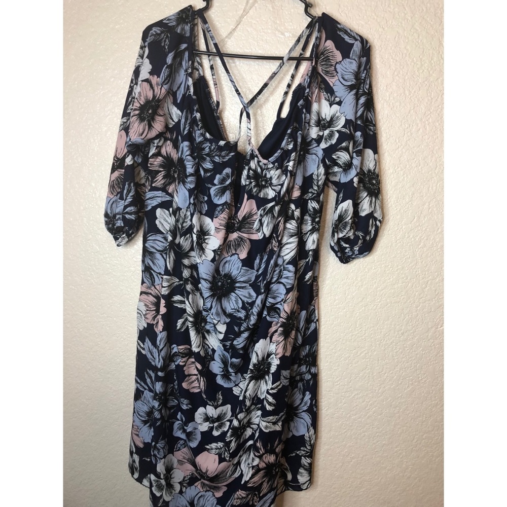 Off the Shoulder flower dress